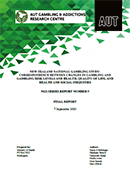 New Zealand National Gambling Study correspondences report. 