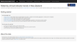 New Zealand Maternity Clinical Indicators 2019 and 2020. 