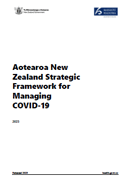Aotearoa New Zealand Strategic Framework for Managing COVID-19