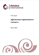Ngā Paerewa Implementation Evaluation. 