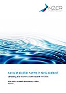 Costs of alcohol harms in New Zealand: Updating the evidence with recent research