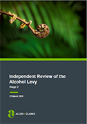 Independent Review of the Alcohol Levy – Stage 2