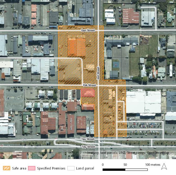 The Women’s Clinic, Invercargill Safe Area map