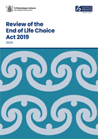 Review of the End of Life Choice Act 2019. 