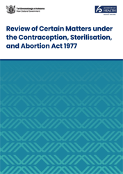 Review of Certain Matters under the Contraception, Sterilisation, and Abortion Act 1977. 