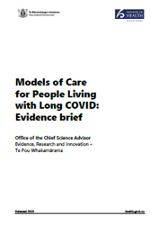 Models of Care for People Living with Long COVID. 
