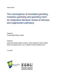The Convergence of Simulated Gambling, Monetary Gambling and Gambling Harm. 