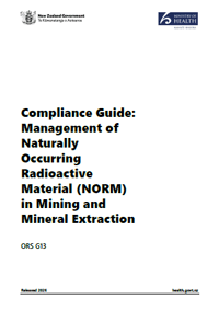 Compliance Guide: Management of Naturally Occurring Radioactive Material in Mining and Mineral Extraction. 