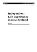 Independent Life Expectancy in New Zealand 2013. 