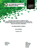 New Zealand National Gambling Study correspondences report. 