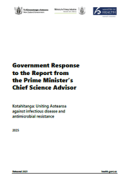 Government Response to the Report from the Prime Minister’s Chief Science Advisor. 