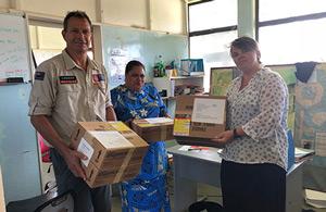 The team with some received shipments.